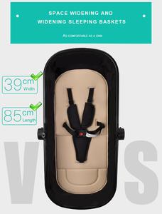 2018 Nuevo PU <span class=keywords><strong>de</strong></span> cuero <span class=keywords><strong>de</strong></span> lujo cochecito <span class=keywords><strong>de</strong></span> bebé 2 en 1 sistema <span class=keywords><strong>de</strong></span> viaje Carrito <span class=keywords><strong>de</strong></span> bebé Sillón - Product Image 2