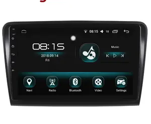 ANDROID 10.0 10.1 "เครื่องเล่นดีวีดีรถยนต์หน้าจอสัมผัสสำหรับ SKODA OCTAVIA 2014-2015 Tesla หน้าจอ Lcd Monition