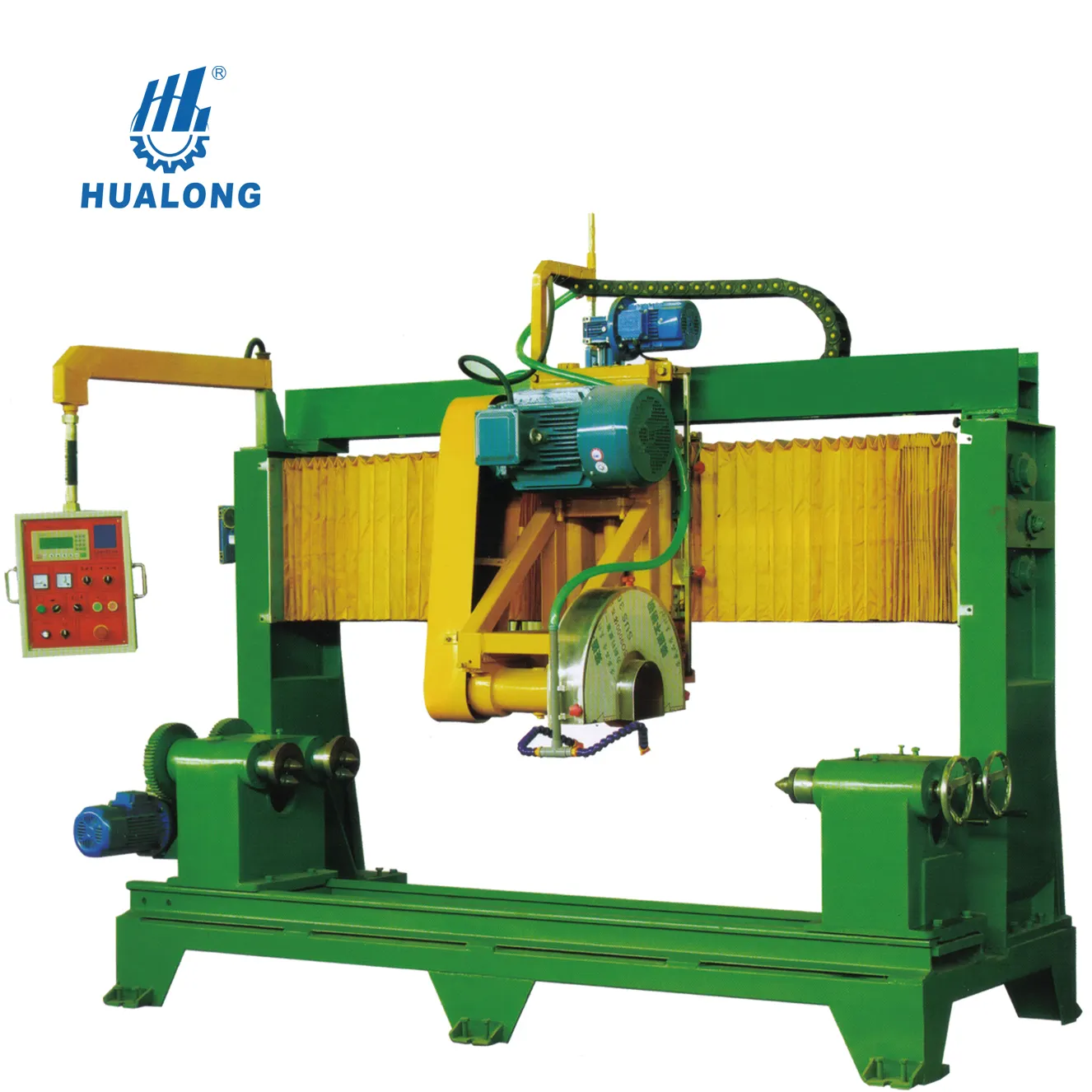 Hualong stone machinery HLFG-600 automatic natural Stone Railing Profiling Machine for ganite marble balustrade processing