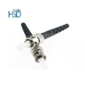 Conector de cabo de fibra ftth, conector de cabo de fibra st upc apc singlemode simplex 0.9mm com melhor qualidade