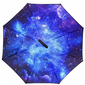 Parapluie Inversé, support d'individu À <span class=keywords><strong>L</strong></span>'envers Pluie Protéger Voiture Parapluies Inversés avec Poignée En Forme de C - Product Image 2