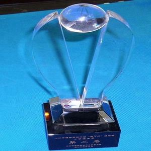 Troféu de Cristal K9 Estilo Anjo Personalizado de Luxo, Gravado Individualmente, Transparente, Certificado RoHS para Eventos Corporativos Premium Feichuang - Product Image 4