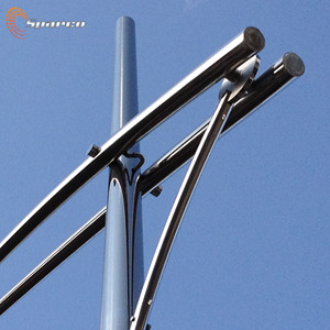 Perche de suspension pour éclairage de rue, pôle en aluminium/acier inoxydable/acier galvanisé, 2M, 6M, 8M, 10M, 12M - Product Image 2