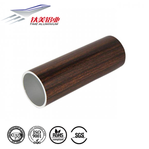 Prezzo di fabbrica tubo quadrato in alluminio a grana di legno e profili di estrusione | Profilo cavo di fascia alta - Product Image 3