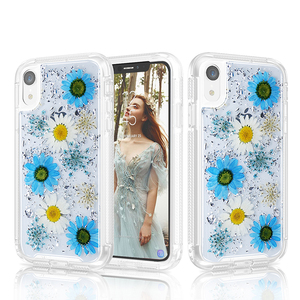 2 en 1 híbrido a prueba de golpes a prueba de 360 funda de protección completa Real flor Teléfono, caso para iPhone XR - Product Image 6