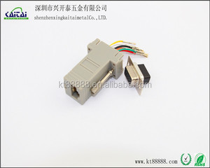 <span class=keywords><strong>DB9</strong></span> <span class=keywords><strong>macho</strong></span> RJ11 6p6c conector de cable LAN para ordenador - Product Image 6