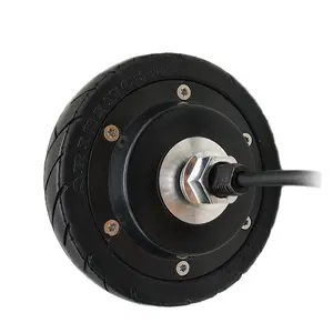 Chinese Permanent Magnet Keyde Hub Motor 5.5 Inch Single Double Shaft 3.2N.m 400RPM 24V Brushless DC Electrical Motor