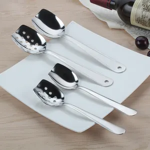 Novelty Stainless Steel 304 Bulk Metal Spoons Large Serving Spoon