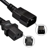 Hochwertiges c13 bis c14 Splitter kabel y Kabel iec lock c13 für Haushalts geräte c13 c14 Netz kabel
