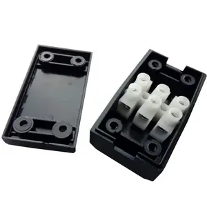 Plastic electrical cable junction box double insulated wire connector box