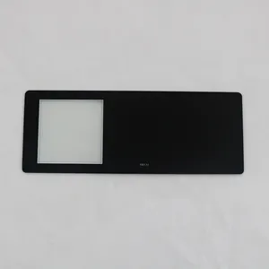 Tampa de vidro gorila de 2mm, cor preta, aparelhos domésticos, lente de cobertura