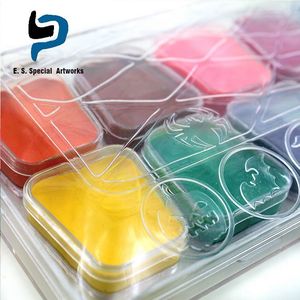De cara cuerpo kit de pintura <span class=keywords><strong>12</strong></span> color multi color de la Copa del Mundo de cara de bandera paleta de pintura - Product Image 6