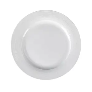Fabricante de confianza blanco de platos de cena de fiesta placas impreso personalizado de la placa de la cena