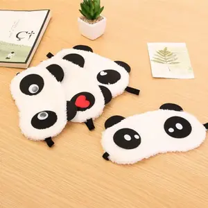 Portatile leggero bella panda dormire maschera per gli occhi