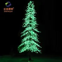 חג קישוט עם שלט רחוק עבור חיצוני עץ קישוט led מסחרי חג המולד עץ אורות