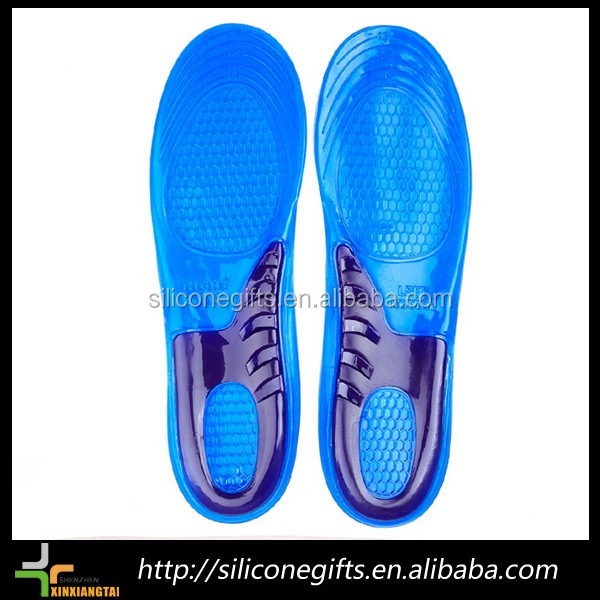 Регулируемый размер гибкие спортивные силиконовые стельки для обуви