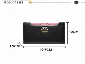 Durante mucho tiempo, las mujeres estilo monederos tarjeta multi posición señora cartera para venta - Product Image 6