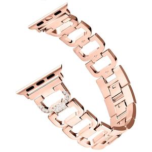 Cristal Bling Bandes pour <span class=keywords><strong>Apple</strong></span> Montre 38mm <span class=keywords><strong>42mm</strong></span> Femmes Or Rose <span class=keywords><strong>Bracelet</strong></span> Interchangeable <span class=keywords><strong>Bracelet</strong></span> pour <span class=keywords><strong>apple</strong></span> <span class=keywords><strong>Watch</strong></span> Series 3 2 1 - Product Image 1