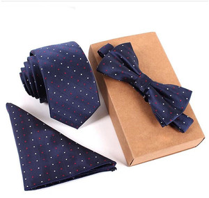 Ensemble <span class=keywords><strong>cravate</strong></span> pour homme, mouchoir Offre Spéciale, nœud papillon - Product Image 5