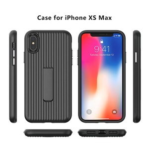 Pas facilement déformé 2019 résistant à la saleté Voyageur étui Hybride TPU PC pour iPhone XS Max - Product Image 3