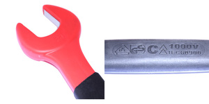 Iec60900 VDE chứng nhận cách nhiệt mở kết thúc spanners xử lý công cụ 1000V điện áp cao cách điện Mở kết thúc cờ lê - Product Image 3