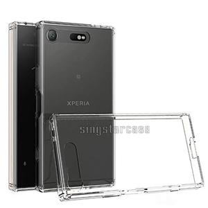 Antichoc TPU Cadre Pare-chocs PC Dur Couverture Arrière Pour Sony <span class=keywords><strong>Xperia</strong></span> <span class=keywords><strong>XZ1</strong></span> Boîtier Compact - Product Image 1