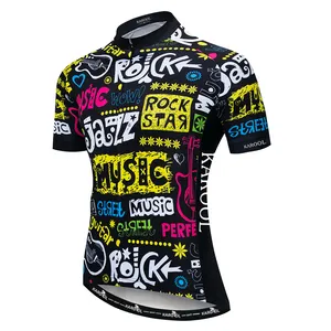 Karool China OEM自行车服装男子职业团队自行车服装明亮反光自行车球衣