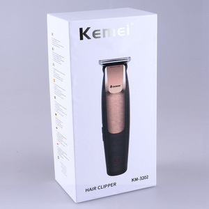 Kemei km 3202 maquinilla de afeitar recortadora de pelo peluqueros máquina de corte eléctrica recargable inalámbrica cortadora inalámbrica ajustable - Product Image 6