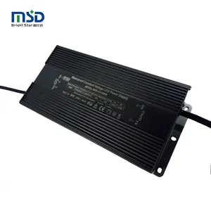 alta PFC fuente de alimentación IP67 impermeable eléctrica LED driver 600 W 24 V DC 36 V 48 V adaptador