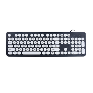 2019 nuevo modelo ronda Keycap diseño Simple <span class=keywords><strong>para</strong></span> <span class=keywords><strong>PC</strong></span> de la Oficina de <span class=keywords><strong>teclado</strong></span> - Product Image 1