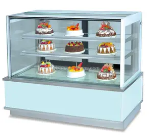 1.5 米 (5 英尺) 面包店蛋糕展示柜/面包店显示器冷水机组