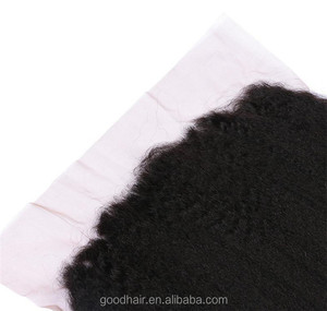 Alibaba más vendidos Kinky straight LACE frontal compra a granel de China transparente frontal del cordón del pelo brasileño - Product Image 5