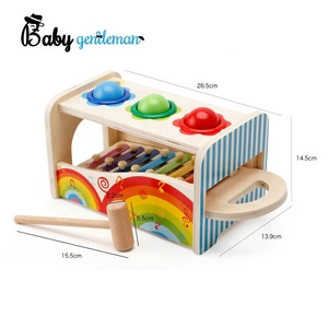 2018 Drôle bébé livre et robinet en bois jouets musicaux avec coulissant <span class=keywords><strong>xylophone</strong></span> Z07117A - Product Image 4