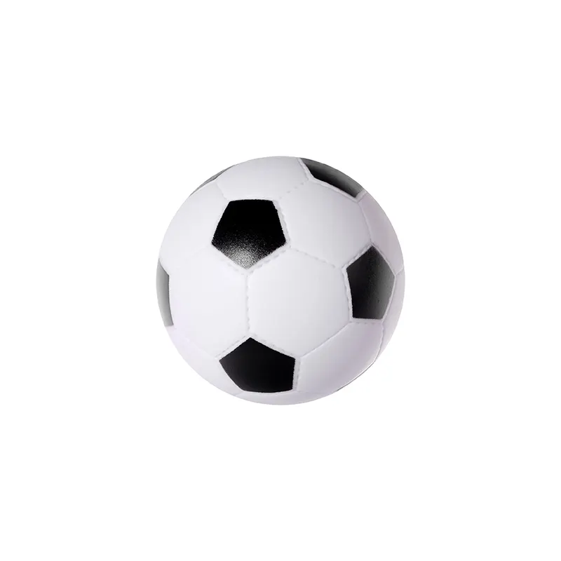 Schöne Durable Quietschende Vinyl Gummi Fußball Form Ball Haustier Spielzeug Ball Für Hund Katze