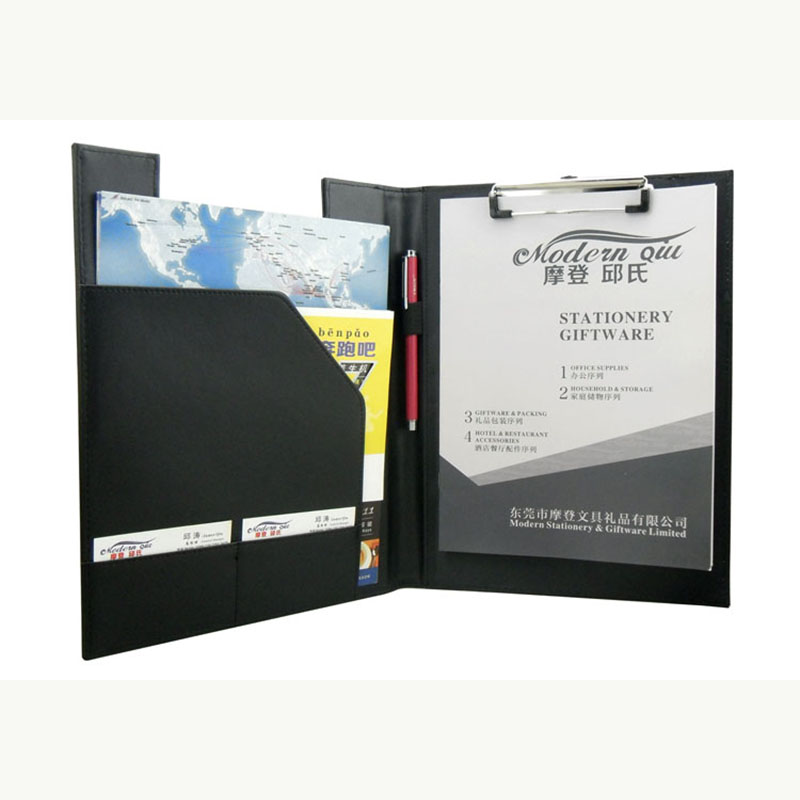 Современная популярная папка для меню формата А4 из искусственной кожи