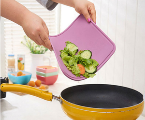 고품질 식품 학년 주방 접이식 실리콘 커팅 보드 - Product Image 6