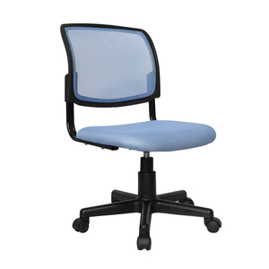Abuso de <span class=keywords><strong>Alcohol</strong></span> <span class=keywords><strong>y</strong></span> Drogas (AODA estilo Simple de malla azul pequeño bajo oficina silla sin brazos - Product Image 1