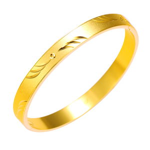 AW9041902 <span class=keywords><strong>xuping</strong></span>-pulsera y brazaletes sencillos de aleación de color dorado de 24k + brazaletes de bangkok + brazaletes de <span class=keywords><strong>oro</strong></span> - Product Image 1
