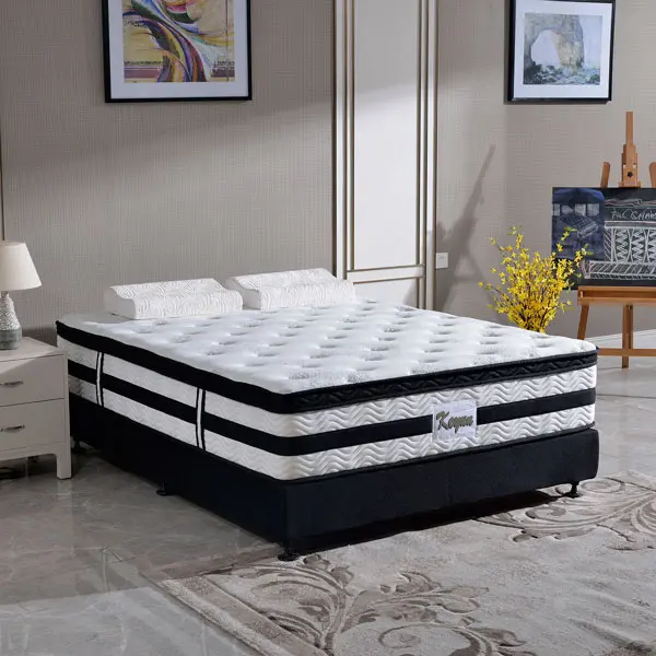 De espuma de memoria de Gel última doble cama de tela plegable tamaño colchón de látex Natural para la venta al por mayor