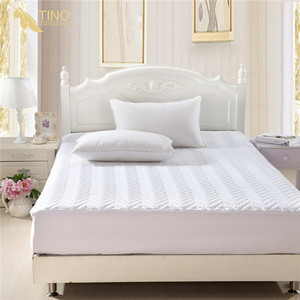100% microfibra lleno acolchado hotel <span class=keywords><strong>cama</strong></span> acolchado protector de colchón <span class=keywords><strong>topper</strong></span> - Product Image 1