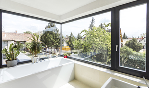 Fenêtres et portes en aluminium gris foncé avec revêtement en poudre, fenêtres coulissantes à <span class=keywords><strong>double</strong></span> vitrage en aluminium, <span class=keywords><strong>profil</strong></span>és en aluminium, directement de l'usine - Product Image 3