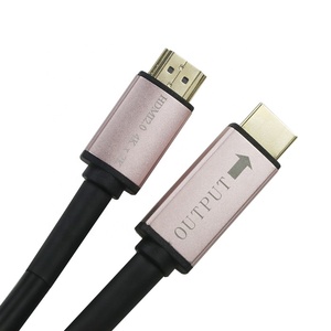 Chapado en oro conector macho a macho género aplicación Multimedia 4 K 2160 p hd con <span class=keywords><strong>cable</strong></span> Ethernet para proyector LCD <span class=keywords><strong>apple</strong></span> <span class=keywords><strong>TV</strong></span> - Product Image 2