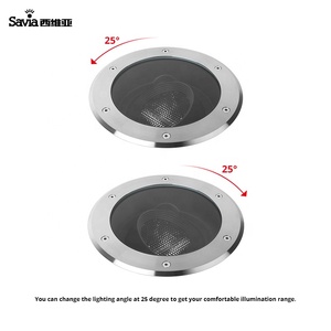 Lampes enterrées Savia, angle réglable, IP67, étanches, <span class=keywords><strong>LED</strong></span>, lampes souterraines, éclairage extérieur, jardin, chemin, <span class=keywords><strong>sol</strong></span>, cour, spot, paysage - Product Image 5