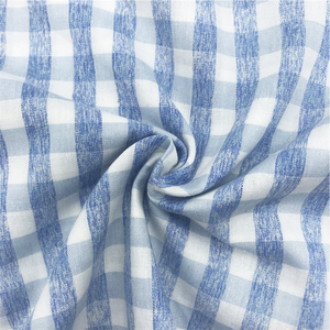 Vente chaude 100% Coton Tissé Popeline Tartan Plaid Casual Homme Chemise Tissu - Product Image 4