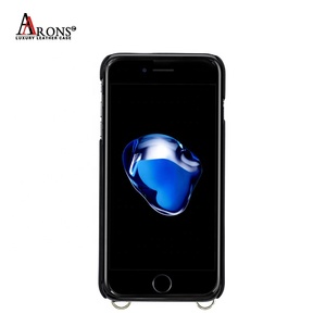 Véritable de luxe haute qualité bandoulière en cuir étui de téléphone portable <span class=keywords><strong>collier</strong></span> avec sangle Pour <span class=keywords><strong>iPhone</strong></span> 7/<span class=keywords><strong>8</strong></span> - Product Image 2