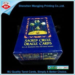 Personalizado oro dorado, los bordes de las cartas <span class=keywords><strong>del</strong></span> Tarot cubierta de impresión de tarjetas de Oracle - Product Image 4