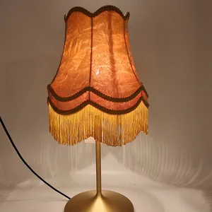 Moderne Innendekoration Licht Softback Lampen schirm, Quaste Lampen schirm für Tisch lampe