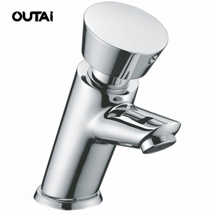 De alta calidad de la cubierta de montaje de latón retardo de tiempo empujar tipos <span class=keywords><strong>lavabo</strong></span> en el cuarto de baño de ahorro de agua del <span class=keywords><strong>grifo</strong></span> - Product Image 2