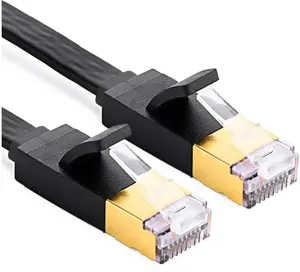 굿 quality Flat UTP/FTP Cat5e Cat6 Cat7 rj45 rj11 patch cord cable