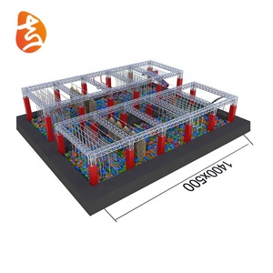 Custom สนามเด็กเล่นในร่มผู้ใหญ่นักรบอุปสรรคนุ่มบล็อก - Product Image 1